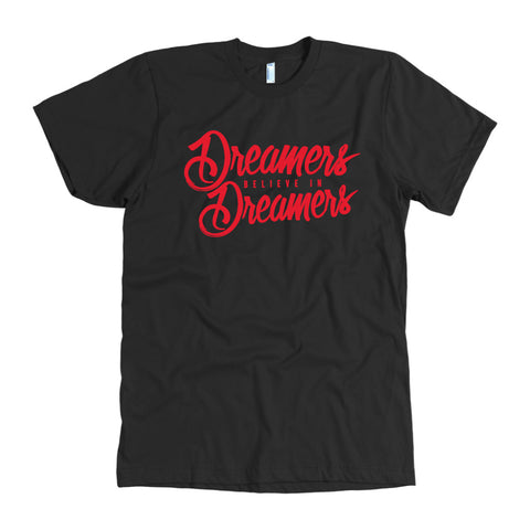 Dreamers Believe In Dreamers Onyx/Red Tee